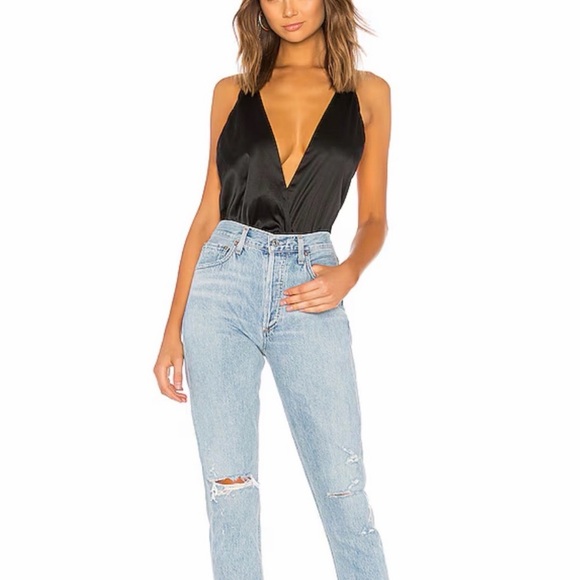 AGOLDE Jamie Distressed Light Blue Jeans - Picture 7 of 9